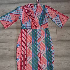 Brand New Closet London Bell Sleeve Wrap Dress - Size - U.K.14 - RRP - 80.00 - Open To Offers!!