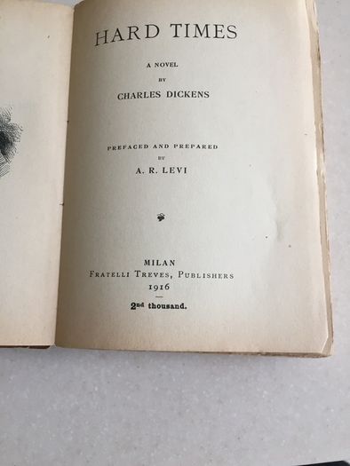 Treves Collection Dickens Hard Times 1916