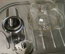 Glass tea pot
