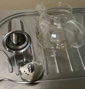 Glass tea pot