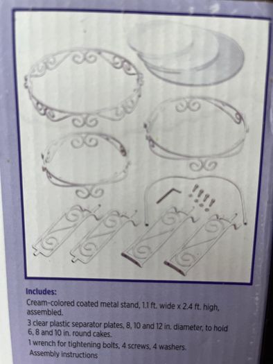 Wilton 3 Tier Cake Stand