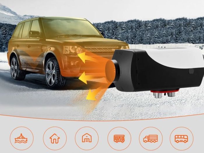 12V 5-8KW Diesel Parking Heater, Portable Air Heater for Car, RV, Boat, Truck & Camper