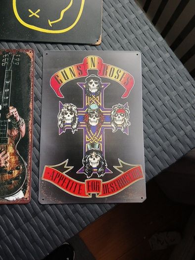 Metal wall signs