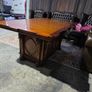 Thomas Chippendale Lions Head Carved Twin Pedestal Partner Desk+ chair Image 6