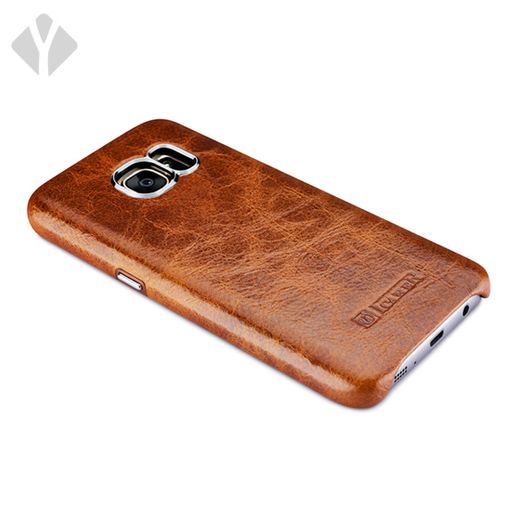 S7 Vintage Oil Wax Leather Back Cover