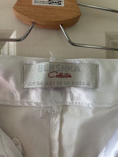 Bershka white shorts