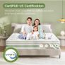 Small Double Mattress 4FT, 10 Inch Gel Memory Foam Pocket Sprung Hybrid Mattress, 7-Zone Image 2