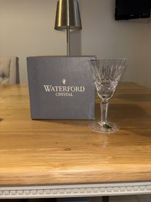 Waterford Crystal Mauve White Wine Glasses New in Box