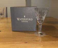 Waterford Crystal Mauve White Wine Glasses New in Box