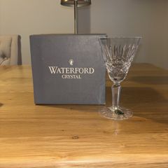 Waterford Crystal Mauve White Wine Glasses New in Box