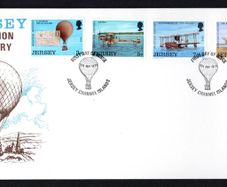 1973 Jersey Aviation History Commemorative Stamps First Day Cover (FDC)
