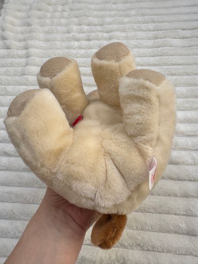 Ty Beanie approx. 8" Houghie the Bulldog Plush Used Please see photos