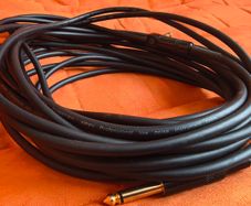 10m Professional Low Noise Instrument Cable (6.35mm Jack)
