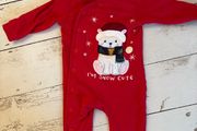 Dunne's Christmas sleepsuit 6-9m