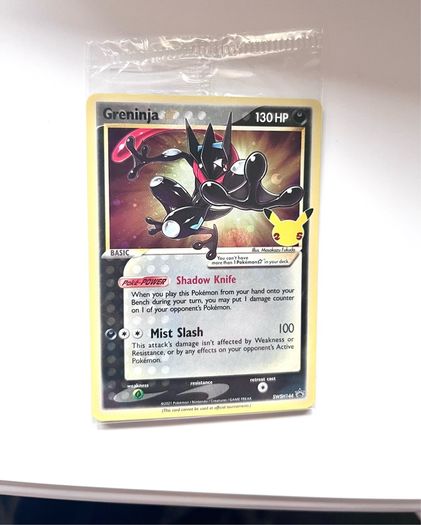 Greninja Gold Star promo 25th Anniversary Celebrations