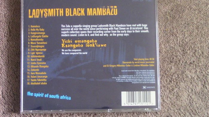 Ladysmith Black Mambazo - Spirit of South Africa (Very Best Of)