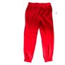 Zara bright red dressy joggers Image 2