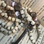 1 Prayer bone beads for Hekate (Hecate) Greek goddess of magic, witchcraft, protection Image 3
