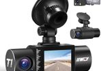 Dash Cam Front Rear and Inside Three Channels 1080P with IR Night Vision, Car Camera SD card included, Dashboard Camera Dashcam for Cars 170 Wide Angles, HDR, Motion Detection and G-sensor