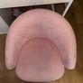pink swivel chair Image 2