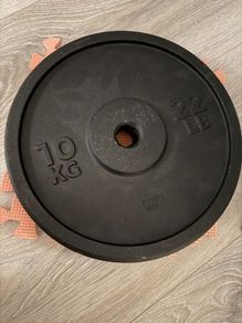 Weight Training 10 kg 28 mm 80% Recycled Cast Iron Plate