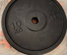 Weight Training 10 kg 28 mm 80% Recycled Cast Iron Plate