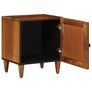 Bedside Cabinet 2 pcs Brown 40 x 33 x 46 cm Solid Mango Wood Image 2