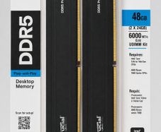 Ddr5 ram. 2x24 48 total 6000hz