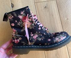 Dr. Martens floral boots