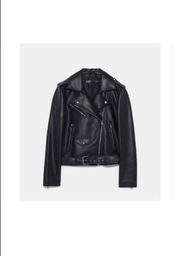 Zara leather jacket