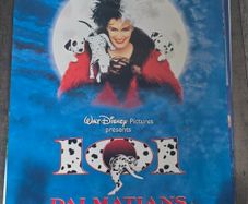 101 Dalmatians Vintage Poster 1997 Disney Classics Promotional Video Release 24inch x 33inch