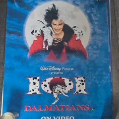 101 Dalmatians Vintage Poster 1997 Disney Classics Promotional Video Release 24inch x 33inch