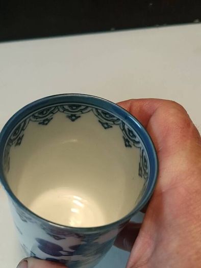 2 X Vintage Karako Nabeshima Hand painted Cups
