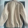 Beige Boucle Bomber Jacket (Size S or a UK 10) Image 5