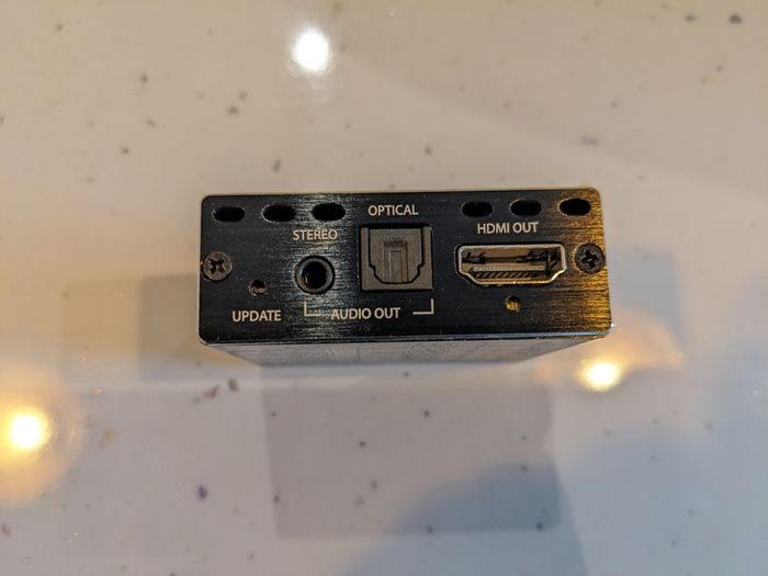 EZCOO 4K 60Hz HDMI 2.0 Audio Extractor & Scaler (Dolby Vision, Atmos, EDID, Optical)