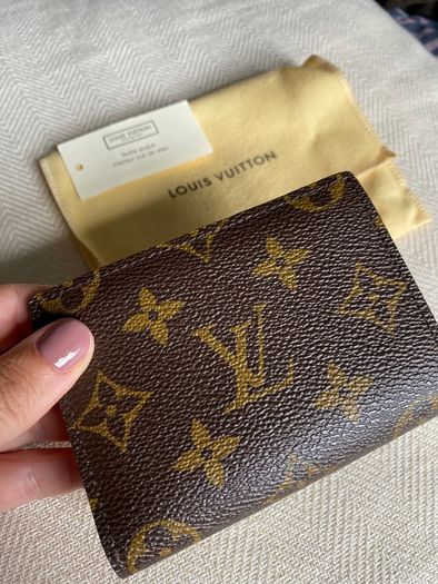 Louis Vuitton "Marie" Compact Monogram Wallet - As New