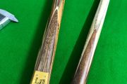 Handmade 3/4 57 Inch Snooker Cue Ash Shaft / Rosewood Butt - 9.5mm tip - free delivery / collect