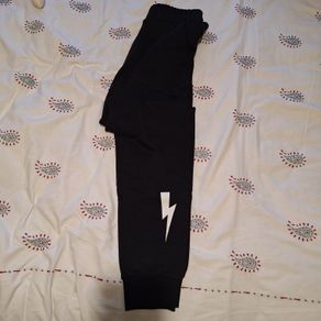 boys black designer tracksuit bottom