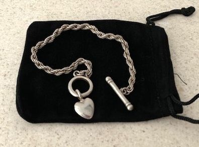 Vintage 1990s Heart Bracelet