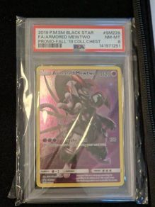 pokemon 2019 armoured mewtwo promo psa 8