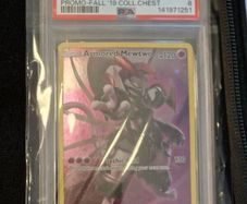 pokemon 2019 armoured mewtwo promo psa 8