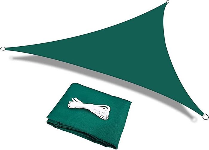 Sun Shade Sail Waterproof Outdoor Garden Patio Party Sunscreen Awning 2x2x2m Triangle Canopy 98% UV Block with Free Rope MULTIPLE COLOURS/SIZES AVAILABLE