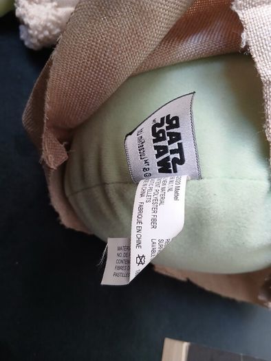 Star Wars Mandalorian Grogu Baby Yoda Mattel Plush 11" Figure 2020 Doll