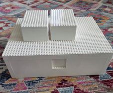 IKEA x LEGO BYGGLEK Storage Boxes with Lids - White (Set of 3)