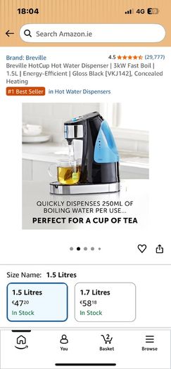 hot water dispenser