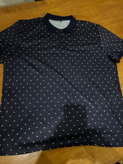 Navy polo XXL