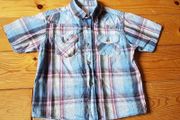 Blue Check Shirt Age 6