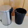 Stainless steel pedal bin Image 3