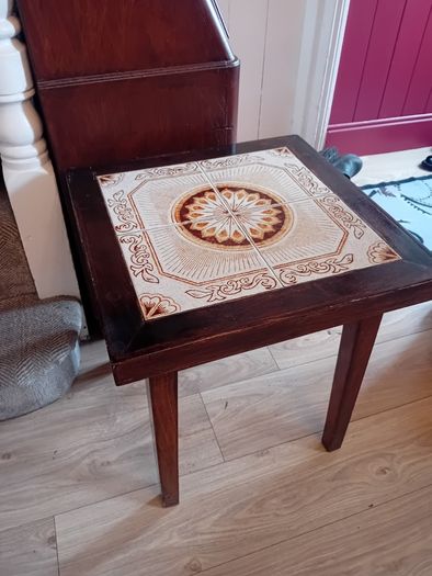 Mid century tiled coffee table