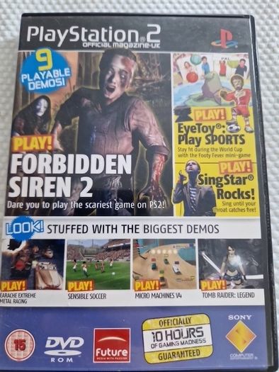 Demo disc 74 July 2006 Forbiden Siren 2 PlayStation 2 Ps2 Games Original